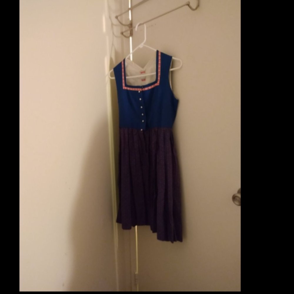 Vintage 1970s Rare Gohnal Wien Dirndl Dress